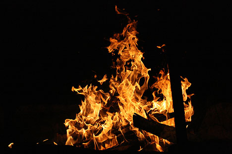 Feuer in der Nacht...